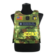 Bulletproof Vests hiphop MC VEST RAPPER BAR TANK TOP fashion new design top street fashion icons us flag