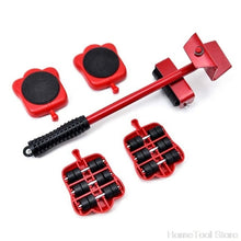 Furniture Mover Tool Transport Lifter Heavy Stuffs Moving 4 Wheeled Roller with 1 Bar Set D23 19 Dropship
