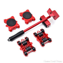 Furniture Mover Tool Transport Lifter Heavy Stuffs Moving 4 Wheeled Roller with 1 Bar Set D23 19 Dropship
