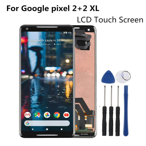 100% Tested LCD For Google Pixel 2 XL LCD Display Touch Screen for Google Pixel2 Pixel2XL Digitizer Assembly Replacement Parts