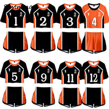 Haikyuu Cosplay Costume Hinata Shoyo Shirt Shorts Nishinoya Yuu Uniform Sports Karasuno Koukou High School Volleyball Club Women