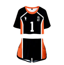 Haikyuu Cosplay Costume Hinata Shoyo Shirt Shorts Nishinoya Yuu Uniform Sports Karasuno Koukou High School Volleyball Club Women