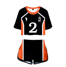 Haikyuu Cosplay Costume Hinata Shoyo Shirt Shorts Nishinoya Yuu Uniform Sports Karasuno Koukou High School Volleyball Club Women