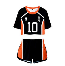 Haikyuu Cosplay Costume Hinata Shoyo Shirt Shorts Nishinoya Yuu Uniform Sports Karasuno Koukou High School Volleyball Club Women