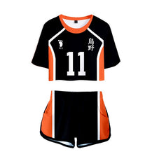 Haikyuu Cosplay Costume Hinata Shoyo Shirt Shorts Nishinoya Yuu Uniform Sports Karasuno Koukou High School Volleyball Club Women