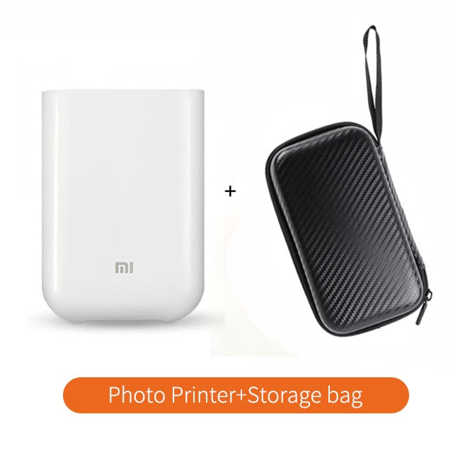 Xiaomi Mijia AR Printer 300dpi Portable Photo Mini Pocket With DIY Share 500mAh picture printer pocket printer works with mijia