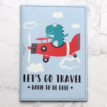 Fashion Cute Cat &Duck Animals Cartoon Passport Cover Men Women PU Leather Travel Passport Holder Case Card ID Holders 14.5*10cm