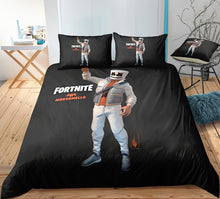 3D Cartoon Bedding Suit Fortnites Quilt Cover Fortress Night Printed Bed Spead Child Bedroom Bed Duvet Cover Bedclothes 3pcs Set