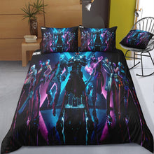 3D Cartoon Bedding Suit Fortnites Quilt Cover Fortress Night Printed Bed Spead Child Bedroom Bed Duvet Cover Bedclothes 3pcs Set