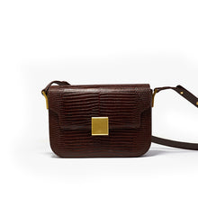 LA FESTIN  2020 new retro all-match lizard pattern leather knight saddle bag women's shoulder messenger handbag trend