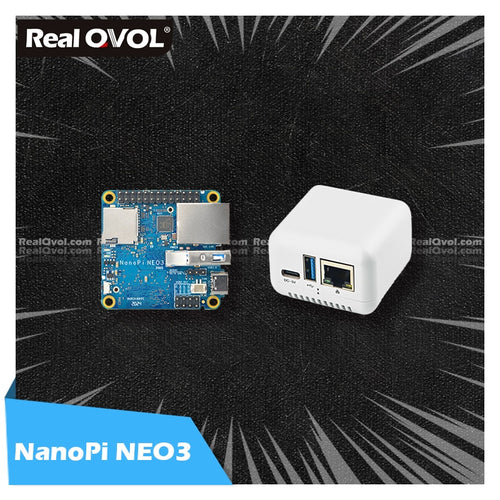 RealQvol FriendlyElec NanoPi NEO3 1GB/2GB DDR4 RK3328 Cortex A53 Quad-core 64-bi Support Ubuntu Core Upgrade of Nanopi NEO2