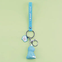 Creative Cartoon Geometric Faceted Dinosaur Panda Doll Keychain Couple Car Key Chain Backpack Hanging Gift