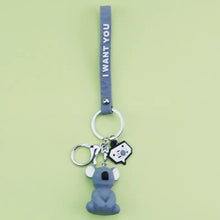 Creative Cartoon Geometric Faceted Dinosaur Panda Doll Keychain Couple Car Key Chain Backpack Hanging Gift