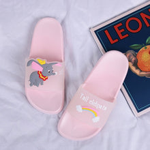 Slipper Women's Dumbo Parent and Child Drag New Style Summer Indoors and Outdoors Cute Dormitory Home Bathroom Anti-slip Sandals