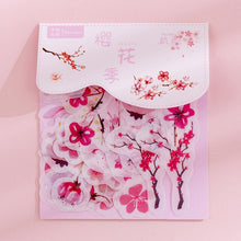 80 pcs/bag Japanese Stationery Stickers Cute Cat Sticky Paper Kawaii PVC Diary Bear sticker For Decoration Diary Scrapbooking