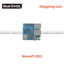 RealQvol FriendlyELEC NanoPi R2S Dual Gbps Ethernet Gateways Support OpenWrt LEDE System V2ray Ssr Linux Board Rockchip RK3328
