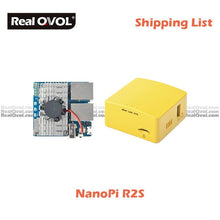 RealQvol FriendlyELEC NanoPi R2S Dual Gbps Ethernet Gateways Support OpenWrt LEDE System V2ray Ssr Linux Board Rockchip RK3328