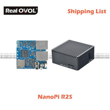 RealQvol FriendlyELEC NanoPi R2S Dual Gbps Ethernet Gateways Support OpenWrt LEDE System V2ray Ssr Linux Board Rockchip RK3328