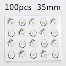 500pcs/roll  Thank You Stickers Handmade Sticker Circle Stationery thank you for your order  Seal Labels thank you sticker