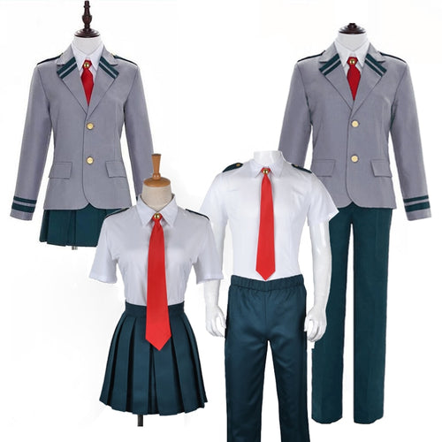 Boku No Hero Academia AsuiTsuyu Yaoyorozu Momo School Uniform My Hero Academy OCHACO URARAKA Midoriya Izuku Cosplay Costume