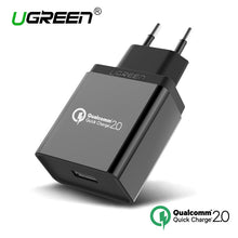 Ugreen Qualcomm Quick Charge 3.0 2.0 Fast Mobile Phone Charger USB Travel Charger for Samsung S5 S6 LG G4 Xiaomi 3 Quick Charger