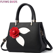 FLYING BIRDS handbag for women leather tote fmaous brands designer messenger bags ladies pouch flower high quality bag LM4136fb