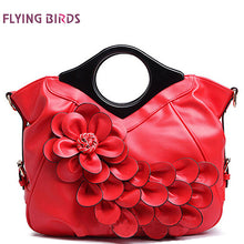FLYING BIRDS! women handbag elegant women leather handbags retro bride wedding tote bolsas brands flower embossed bag LM3161fb