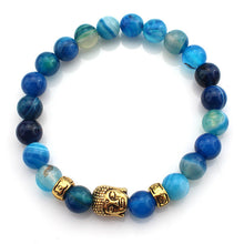 (3 pcs/lot) Natural Stone Buddha Bracelets Hot Sale Multicolor Bracelet Wristband For Women Men Fashion Jewelry Wholesale