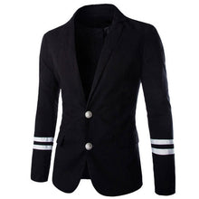 2015 New Arrival Top Suit Jacket For Men Fashion Metal Buckle Slim Fit Men Suits Blazer Patchwork Two Buttons Blazers Jacket