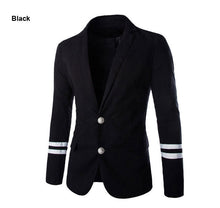 2015 New Arrival Top Suit Jacket For Men Fashion Metal Buckle Slim Fit Men Suits Blazer Patchwork Two Buttons Blazers Jacket