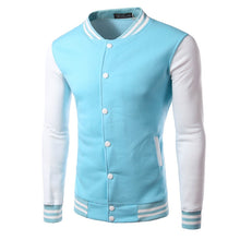 2015 New Leisure Fashion Personality Color Fleece Men's jacket Slim Fit Single-breasted Coat  6 Colors