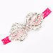 38cm 2-36Months New DesignPrincess Baby Girls Head Accessories Hair band Baby Party Rhinestone Bowknot Beautiful Headwear