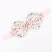 38cm 2-36Months New DesignPrincess Baby Girls Head Accessories Hair band Baby Party Rhinestone Bowknot Beautiful Headwear