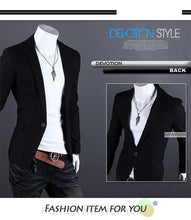 2015 New Arrival Single Button Leisure Blazers Men Male Fashion Slim Fit Casual Men Suit  Solid Blazer Dress Clothing  6 Colors