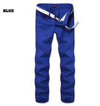 2016 High Quality 10 Colors Men Pants Slim Fit Casual Pants Fashion Straight Men's Pants Skinny Smooth  Trousers