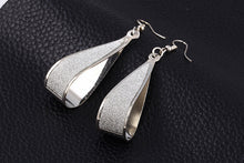 2016 Hot Selling Earings Fashion Jewelry Korean Trend  Rock Club Frosted Water Drop Earrings Jewelry Wedding Earrings