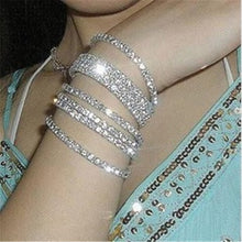 2016 Hot Selling Elegant Full Drill Rhinestone Stretch Bracelet Fashion Jewelry Wholesale