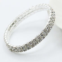 2016 Hot Selling Elegant Full Drill Rhinestone Stretch Bracelet Fashion Jewelry Wholesale