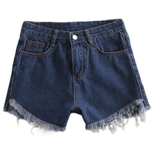 2016 New Summer Women Denim Shorts Fashion Sexy Tassel Washed Shorts Loose Slim Fit Mid-waist Ladies Hot Jeans Short