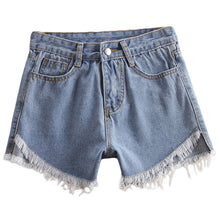 2016 New Summer Women Denim Shorts Fashion Sexy Tassel Washed Shorts Loose Slim Fit Mid-waist Ladies Hot Jeans Short