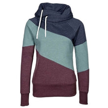 2016 Spring Autumn Style Pullover Woman Hoodies Fashion Patchwork Women's Sweatshirt Casual Slim Warm Hoodies Women Sprotswear