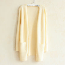 Candy Color Long-sleeve Knitted Sweater