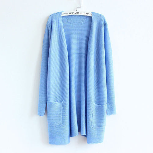 Candy Color Long-sleeve Knitted Sweater