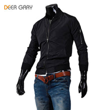 England Style 2016 Mens Jacket Coat Zipper Design Men's Long-sleeved Jackets Waterproof 3 Color M-XXL