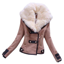 2016 Winter Jacket Women High Quality Short Coat Jackets With Fur Collar Full Sleeve Slim Female Outwear