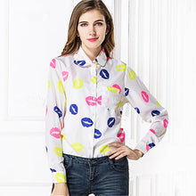 Blusas Femininas New Arrival 2015 European Style Office Lady Long Sleeve Female Temperament Shirt Casual Chiffon Blouse11 Styles