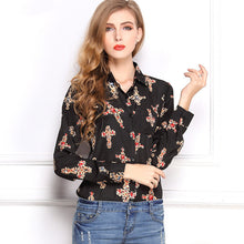 Blusas Femininas New Arrival 2015 European Style Office Lady Long Sleeve Female Temperament Shirt Casual Chiffon Blouse11 Styles