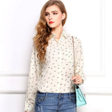 Blusas Femininas New Arrival 2015 European Style Office Lady Long Sleeve Female Temperament Shirt Casual Chiffon Blouse11 Styles