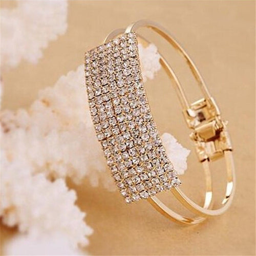 Bracelet Femme 2016 New Fashion Elegant Flash All Over The Sky Star Wristband Bracelets Crystal Bracelet  for Women