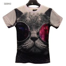 2016 New Fashion Summer Abstract 3D Print T-shirt for Women/Men Casual Short-sleeve O-neck Fancy 3d t shirt Top Tees  S-XXL